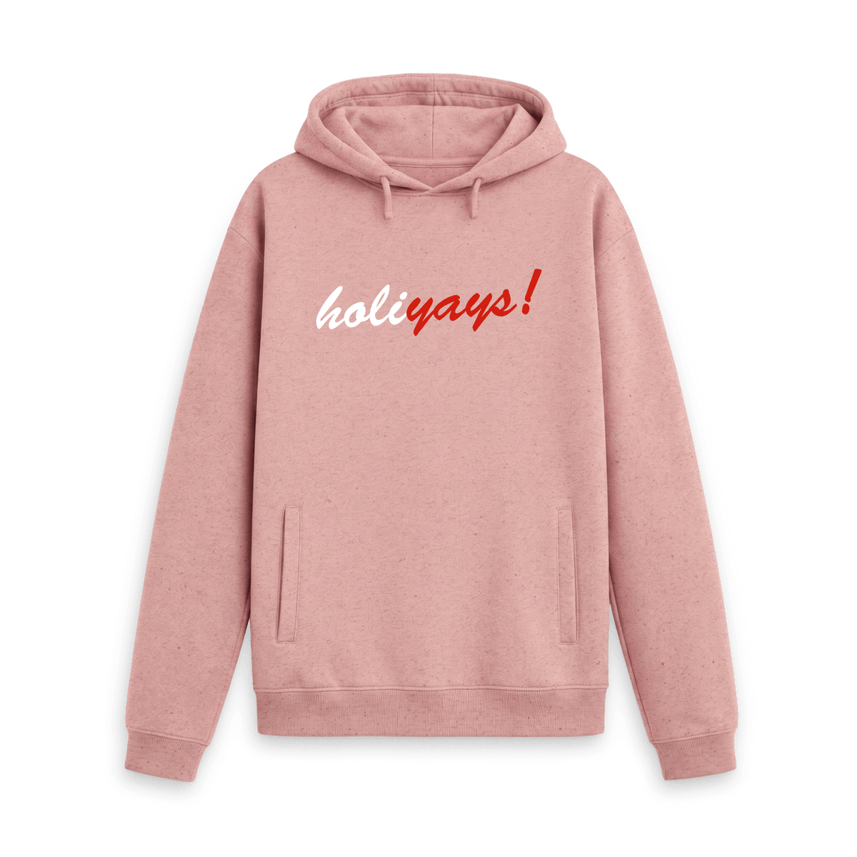 Sunset Pink Recycled Hoody Front
