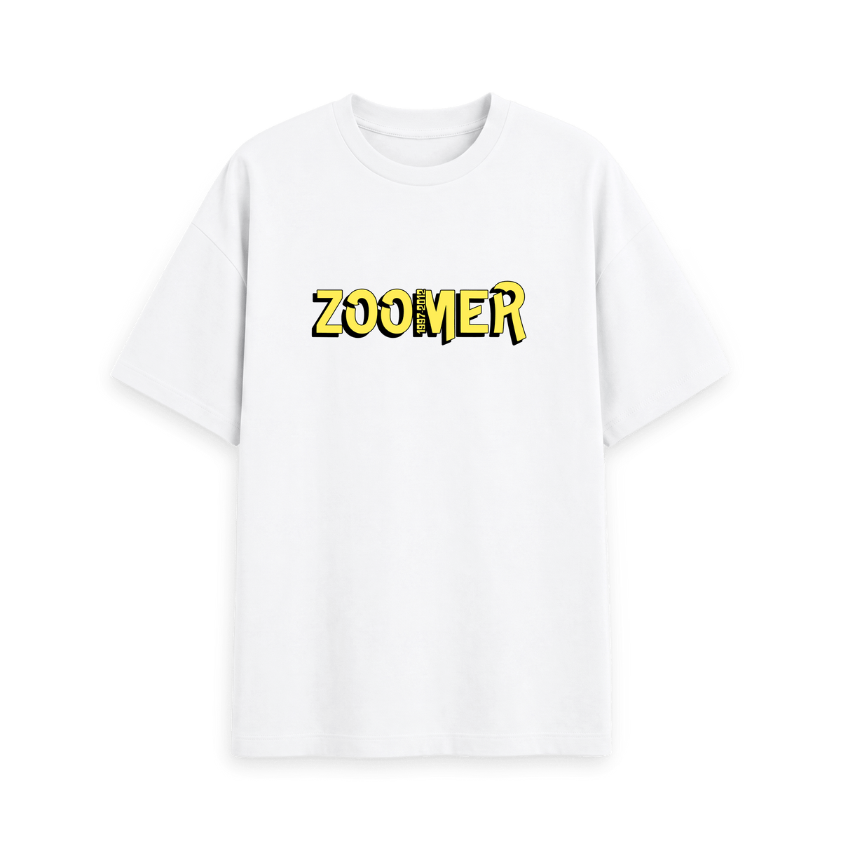 White Printed T-shirt Front