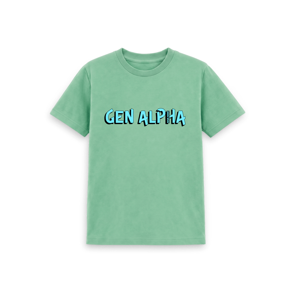 Peppermint Printed Kids T-Shirt Front