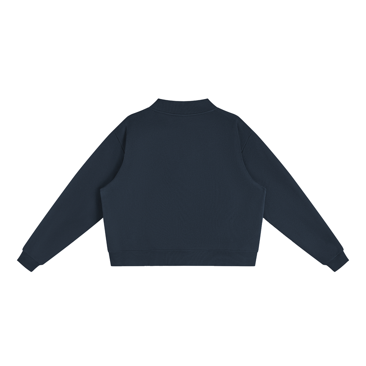 Christmas is Loading Fleece Mock-Neck Crew Sweatshirt